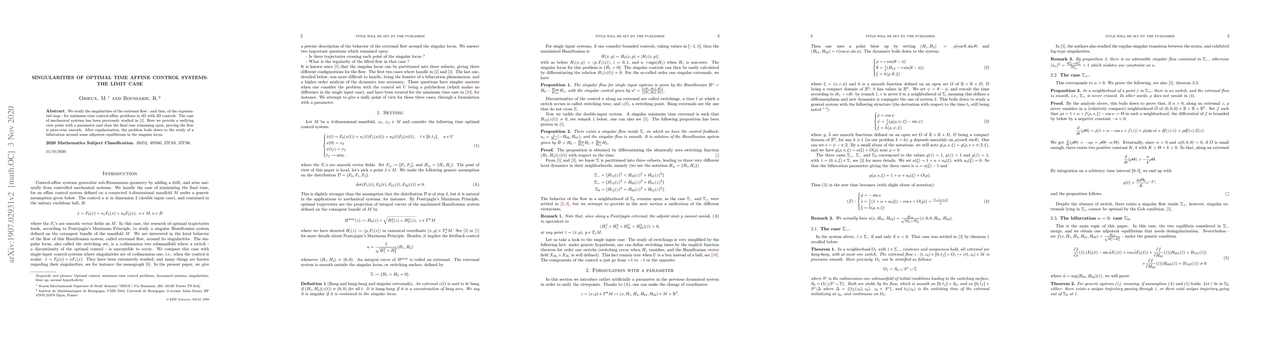 Thumbnail for Singularities of optimal time control-affine systems: the limit case