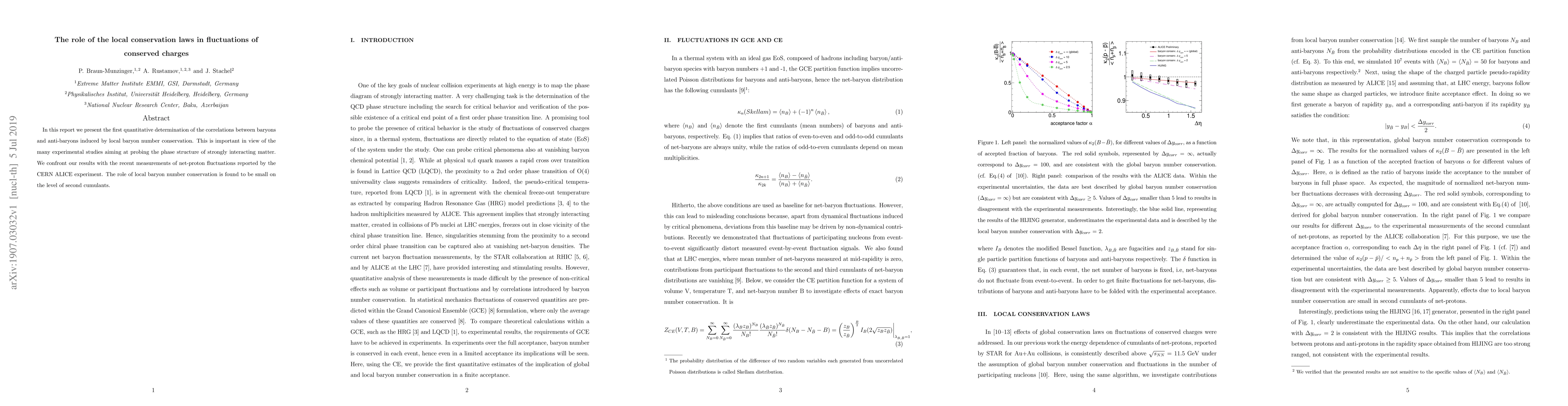 Thumbnail for The role of the local conservation laws in fluctuations of conserved
  charges