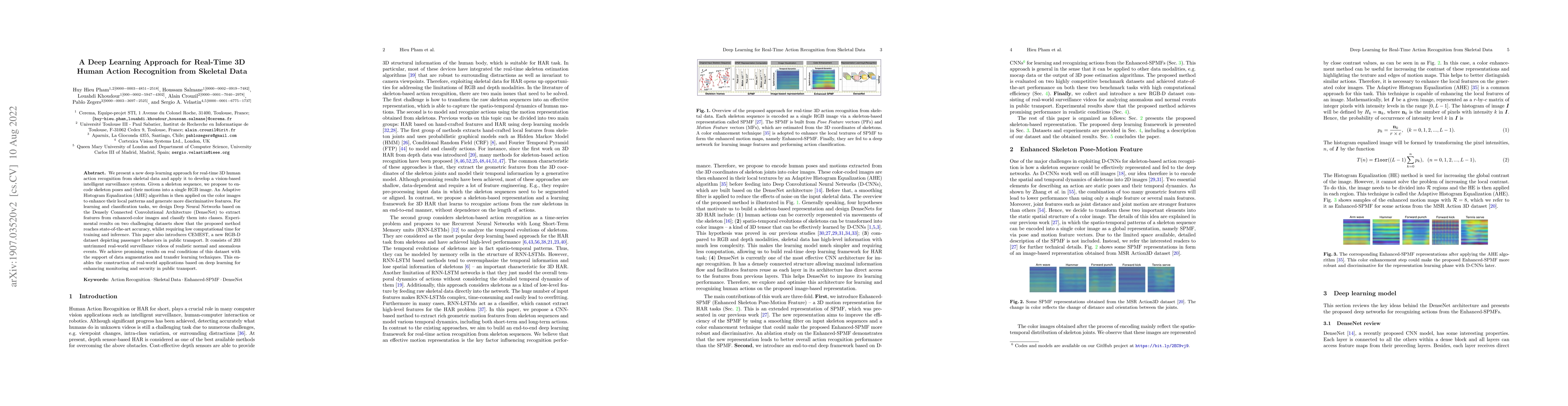 Thumbnail for A Deep Learning Approach for Real-Time 3D Human Action Recognition from
  Skeletal Data