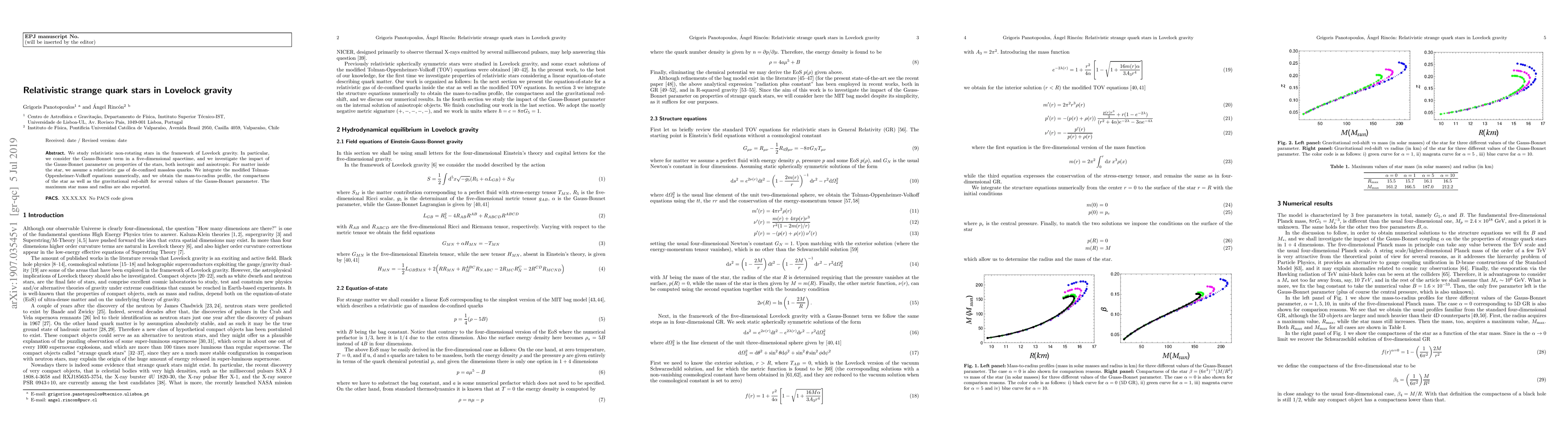 Thumbnail for Relativistic strange quark stars in Lovelock gravity