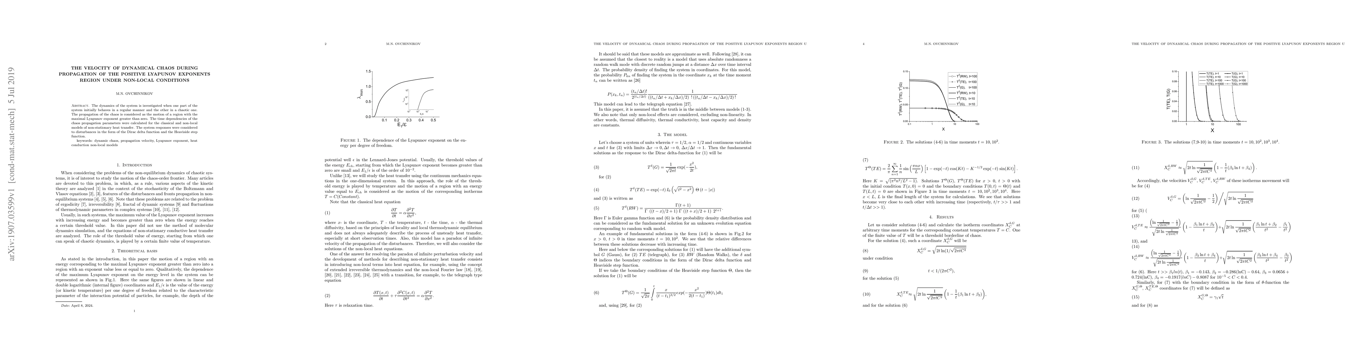 Thumbnail for The velocity of dynamical chaos during propagation of the positive
  Lyapunov exponents region under non-local conditions