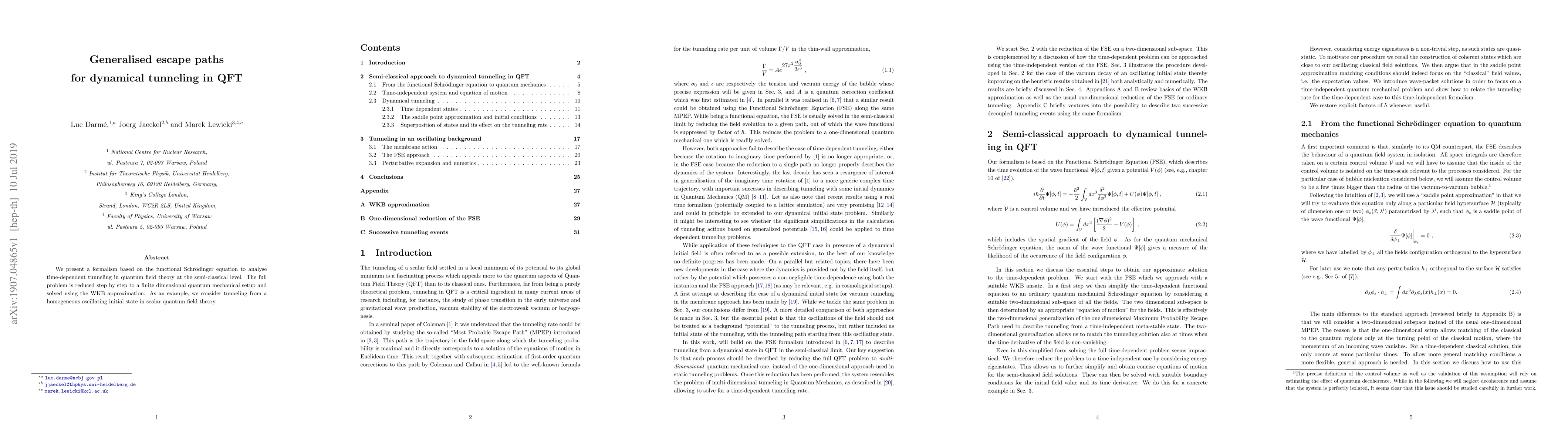 Thumbnail for Generalised escape paths for dynamical tunneling in QFT