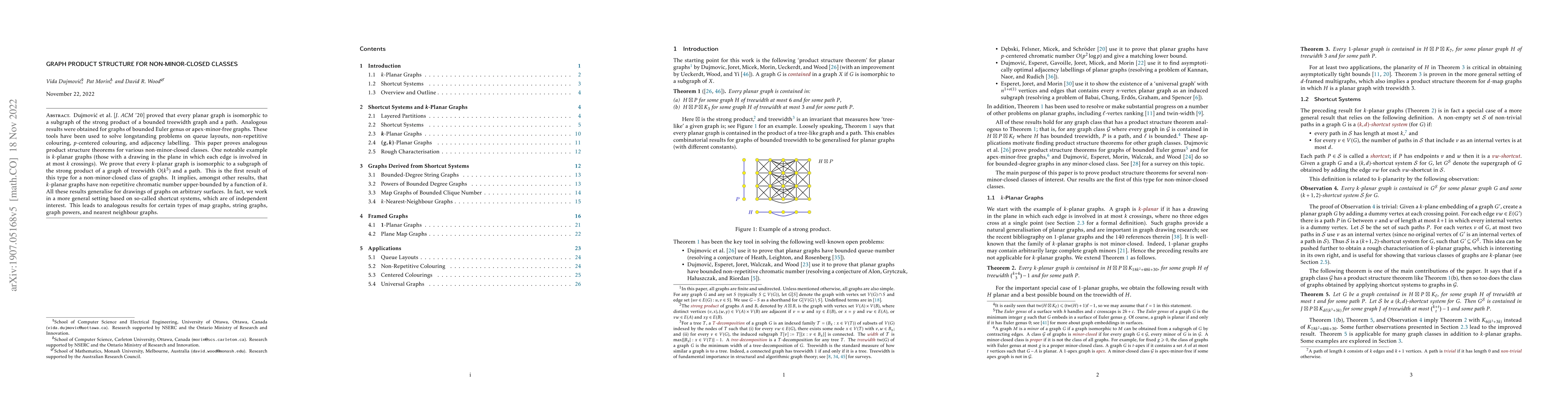 Thumbnail for Graph product structure for non-minor-closed classes