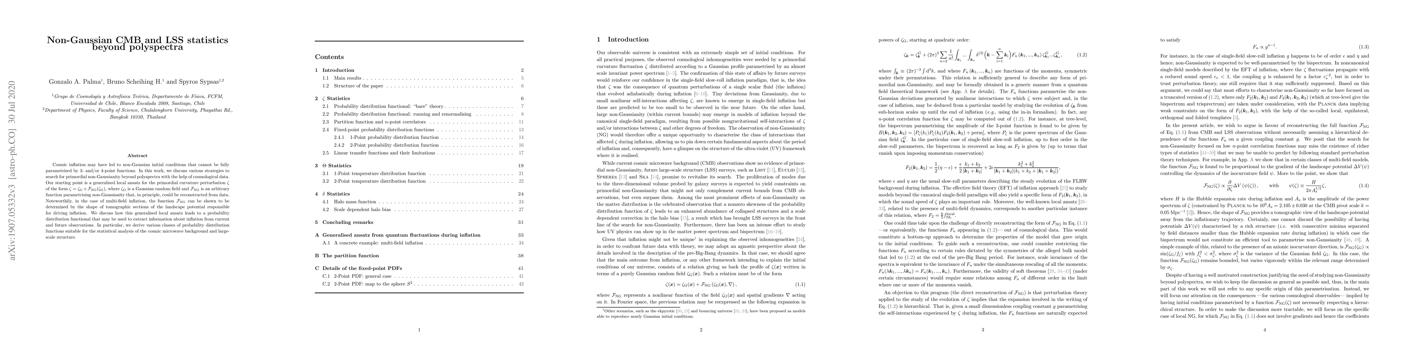 Thumbnail for Non-Gaussian CMB and LSS statistics beyond polyspectra