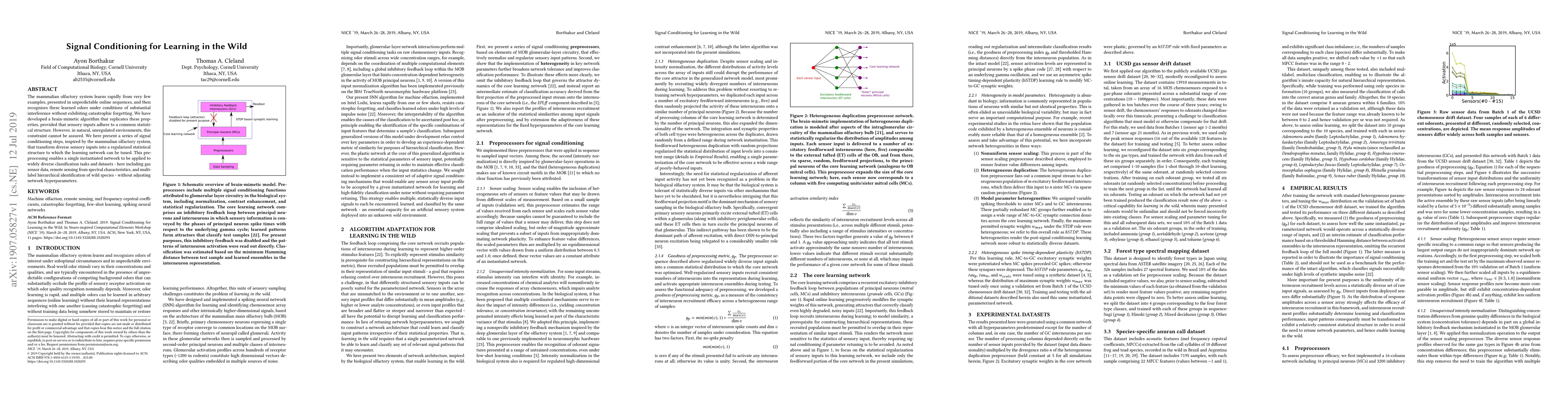 Thumbnail for Signal Conditioning for Learning in the Wild