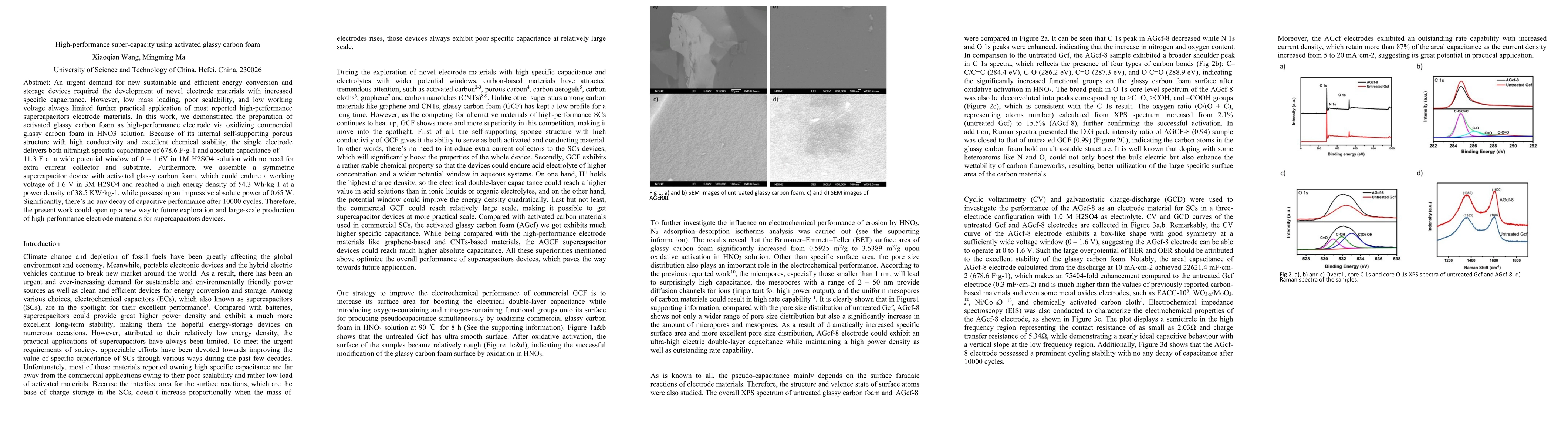 Thumbnail for High-performance super-capacity using activated glassy carbon foam