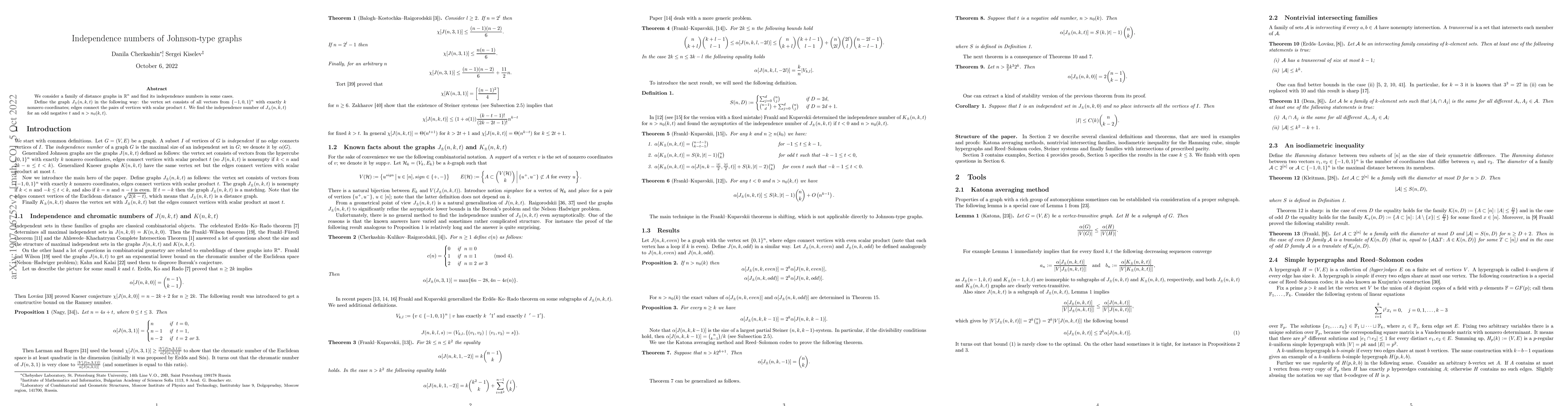 Thumbnail for Independence numbers of Johnson-type graphs
