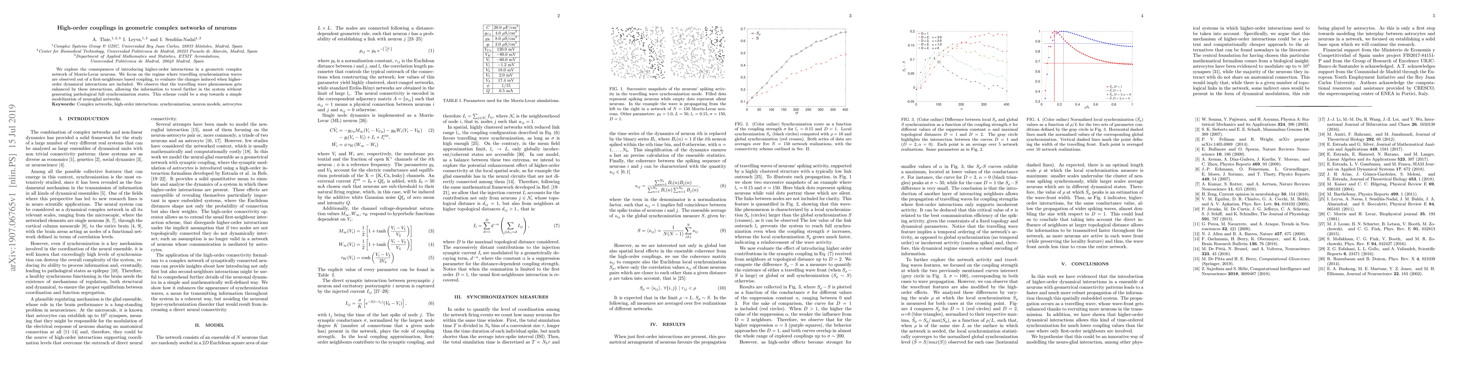 Thumbnail for High-order couplings in geometric complex networks of neurons