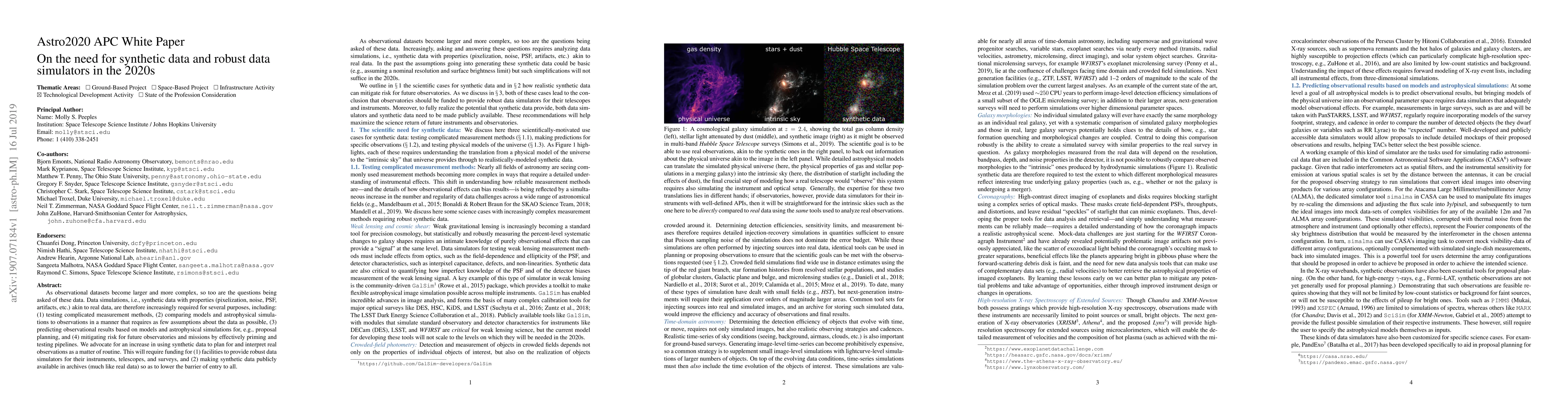 Thumbnail for On the need for synthetic data and robust data simulators in the 2020s
