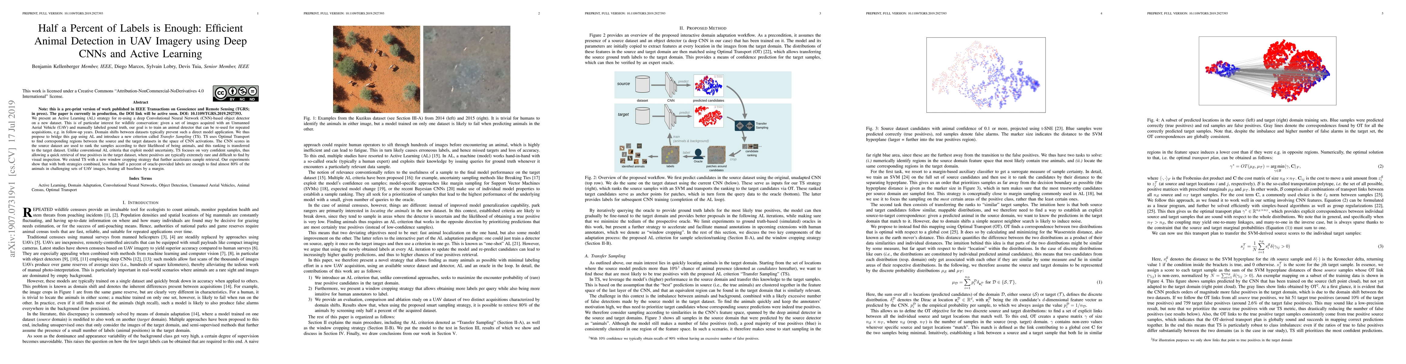 Thumbnail for Half a Percent of Labels is Enough: Efficient Animal Detection in UAV
  Imagery using Deep CNNs and Active Learning