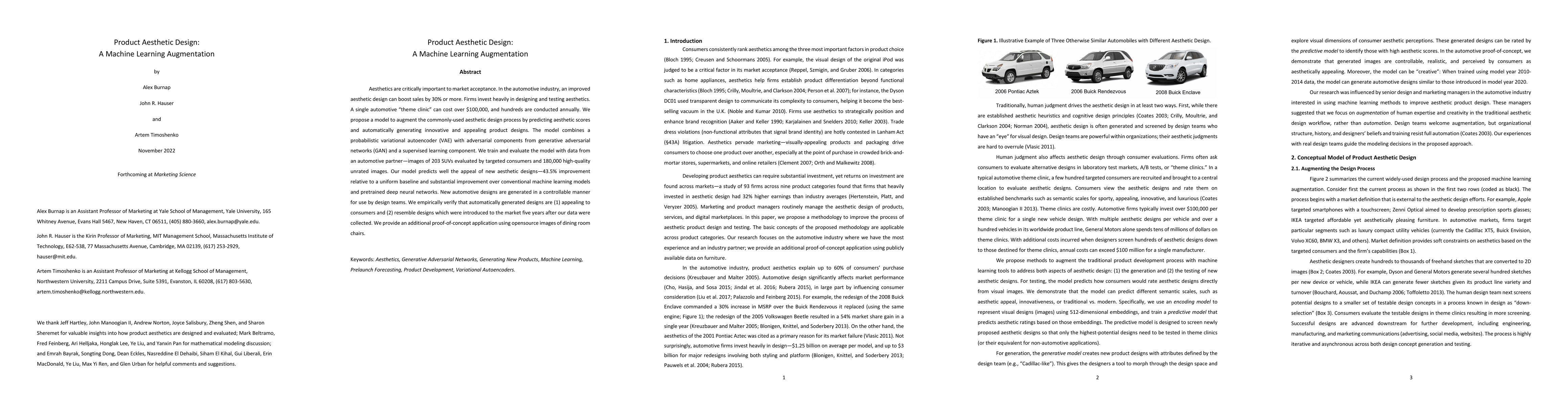 Thumbnail for Product Aesthetic Design: A Machine Learning Augmentation
