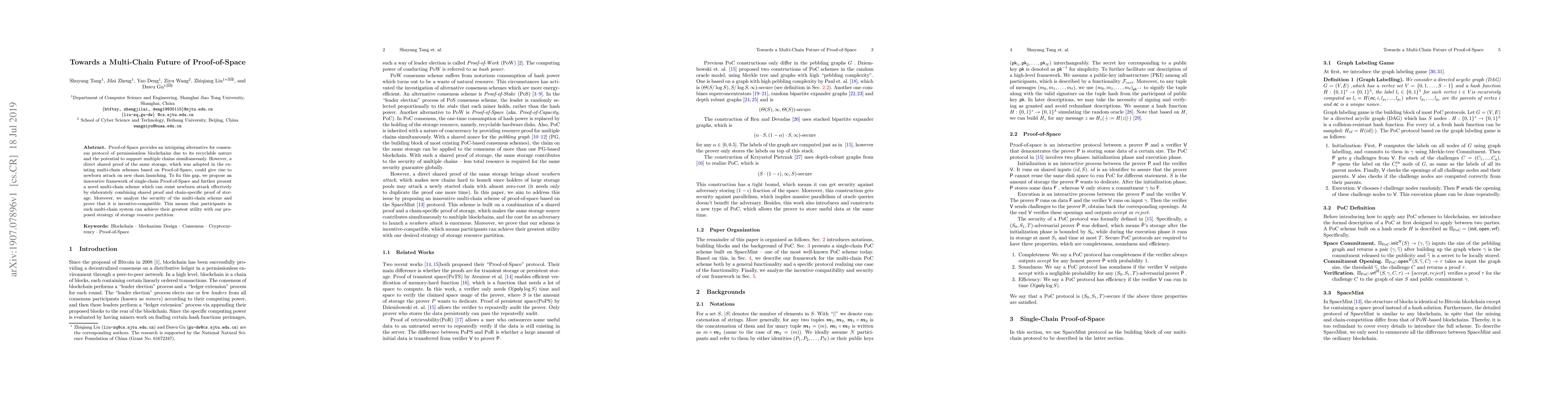 Thumbnail for Towards a Multi-Chain Future of Proof-of-Space