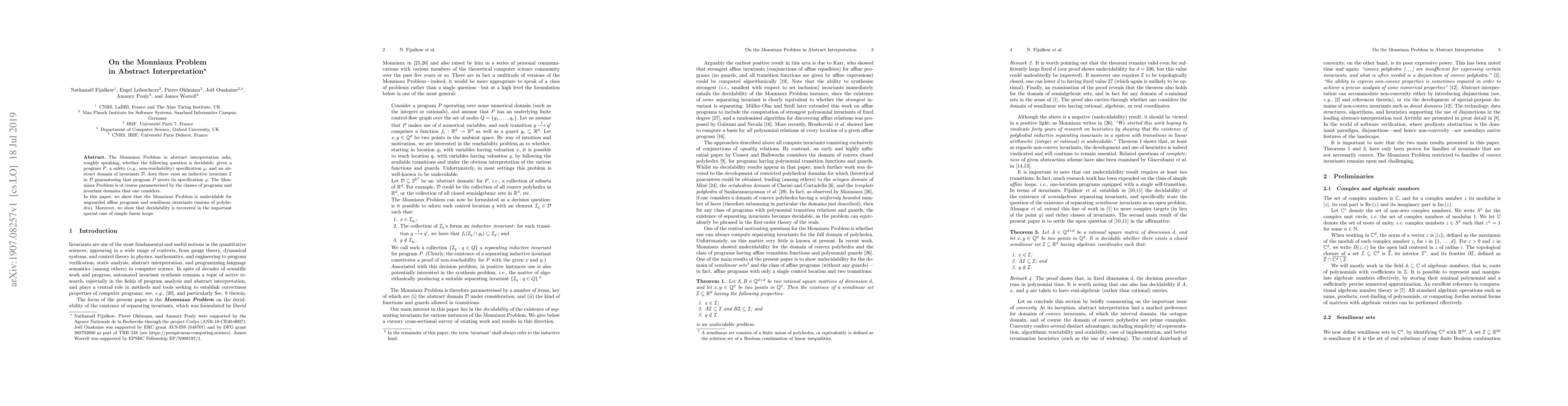Thumbnail for On the Monniaux Problem in Abstract Interpretation
