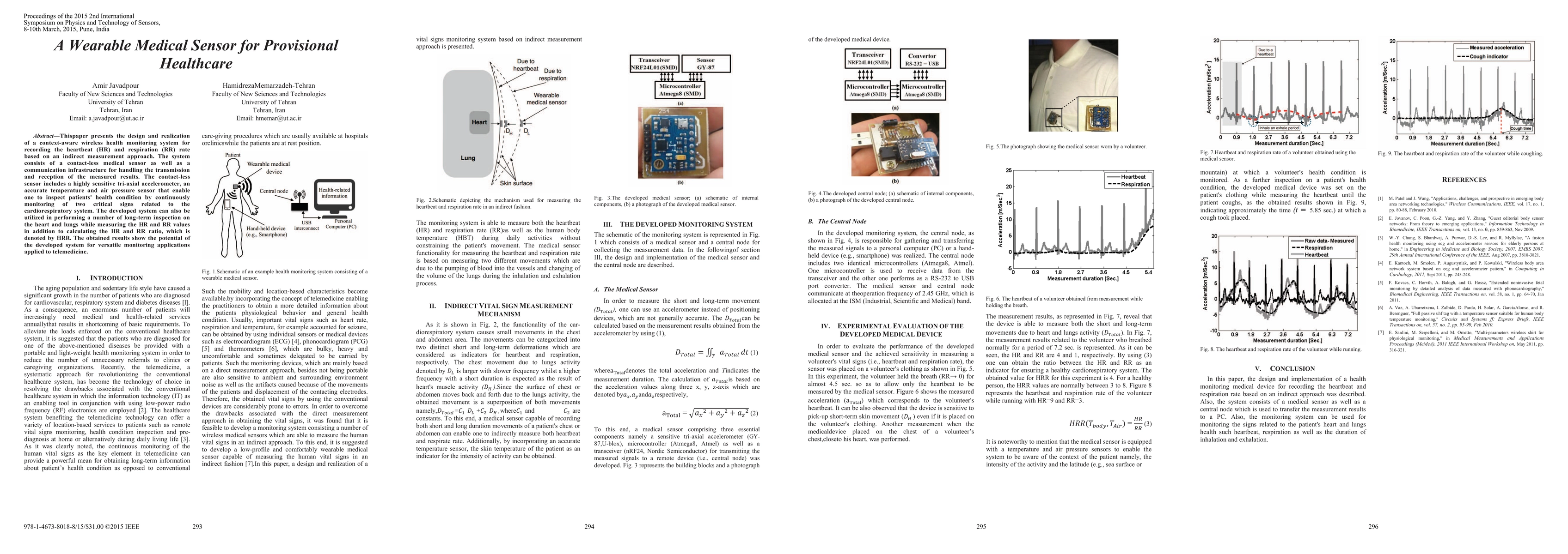 Thumbnail for A Wearable Medical Sensor for Provisional Healthcare