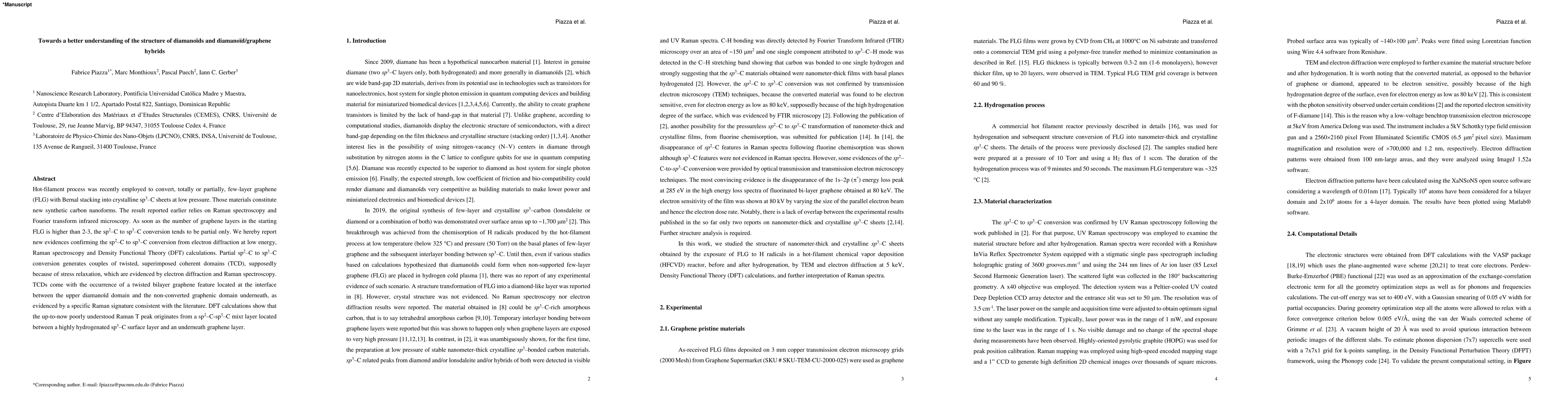 Thumbnail for Towards a better understanding of the structure of diamano\"ids and
  diamano\"id/graphene hybrids