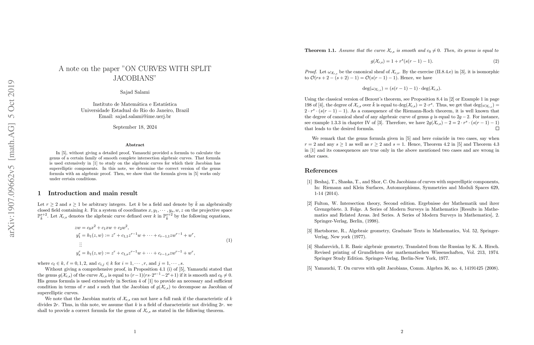 Thumbnail for A correction to the paper "On Curves with Split Jacobian"