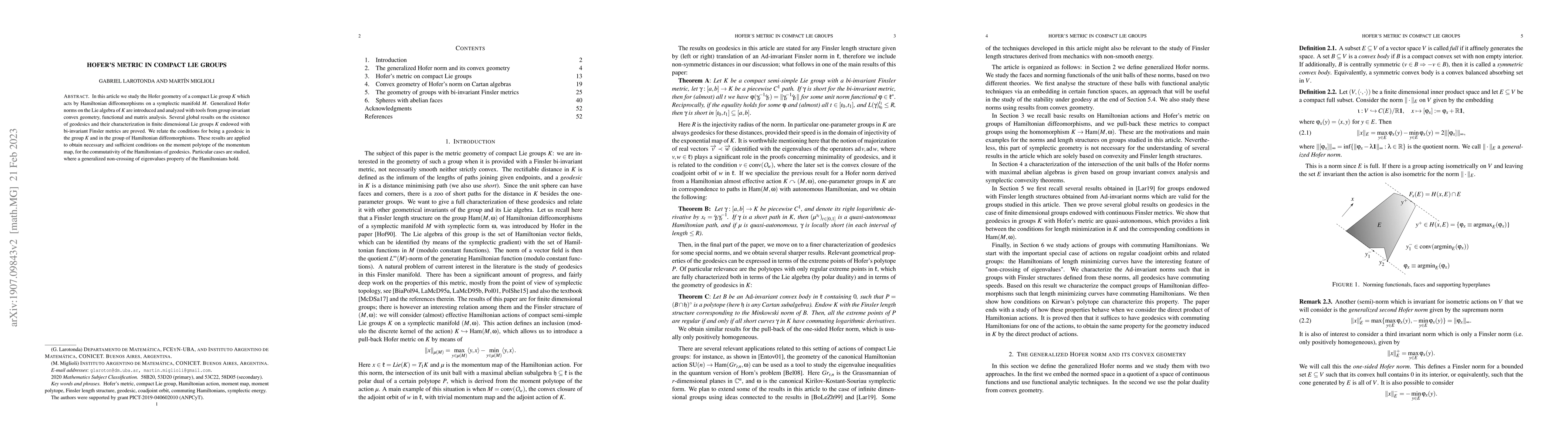 Thumbnail for Hofer's metric in compact Lie groups