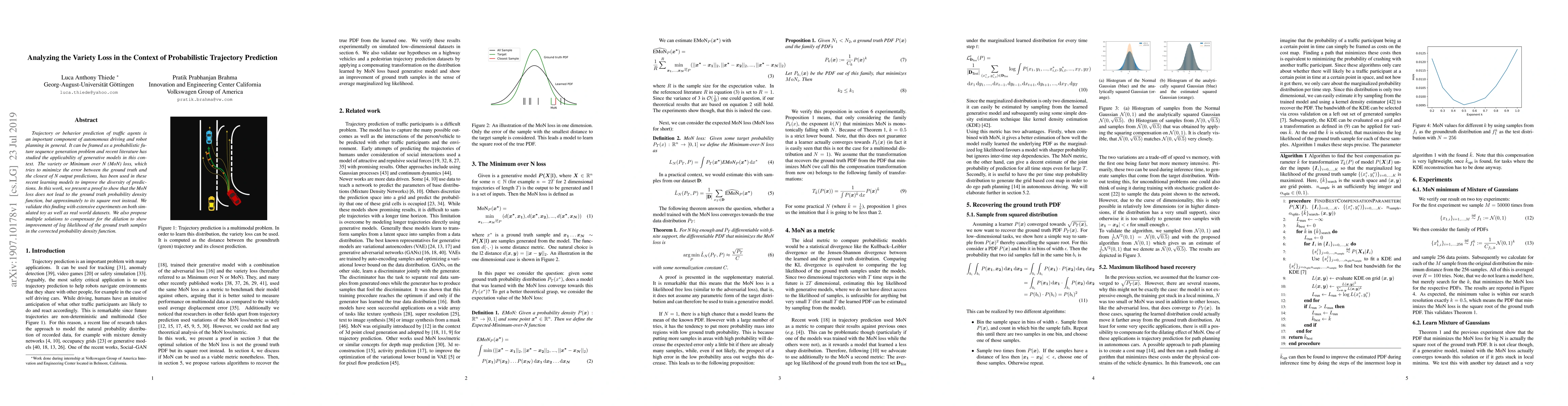 Thumbnail for Analyzing the Variety Loss in the Context of Probabilistic Trajectory
  Prediction