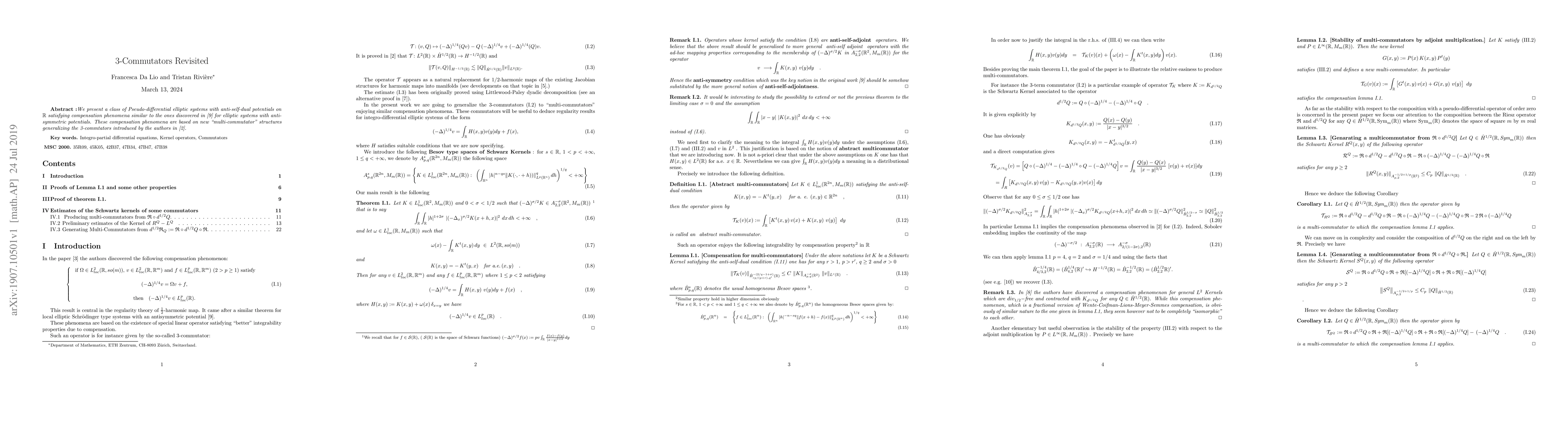 Thumbnail for 3-Commutators Revisited