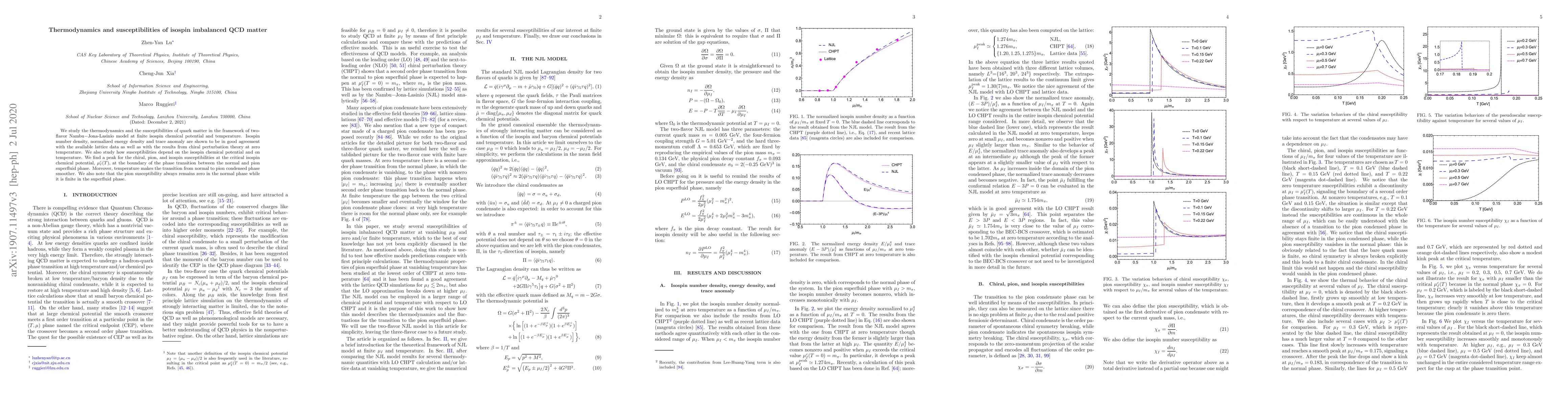 Thumbnail for Thermodynamics and susceptibilities of isospin imbalanced QCD matter