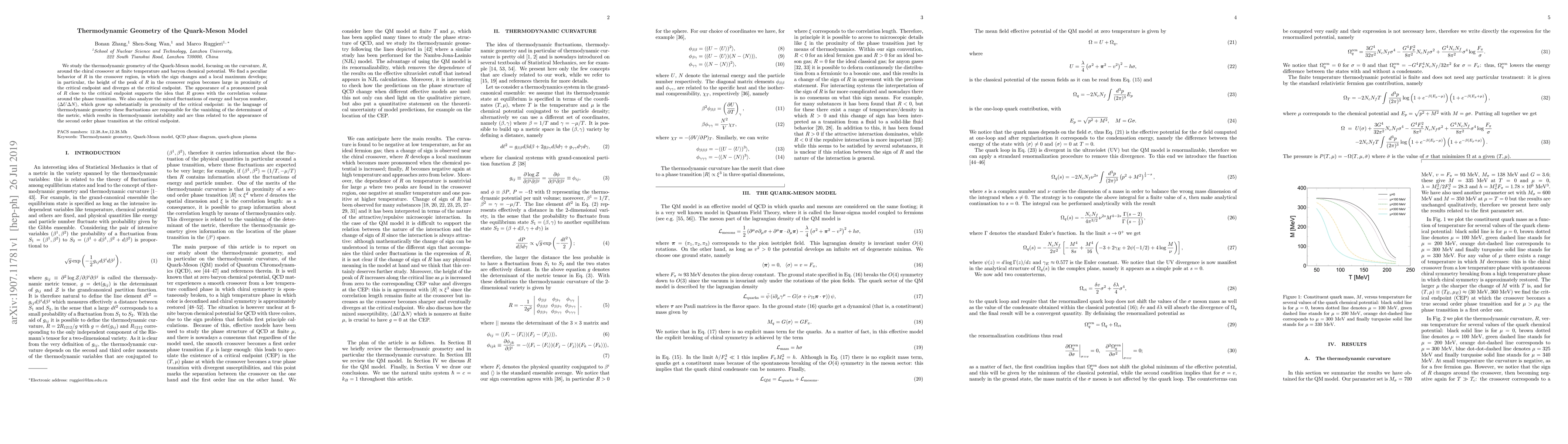 Thumbnail for Thermodynamic Geometry of the Quark-Meson Model