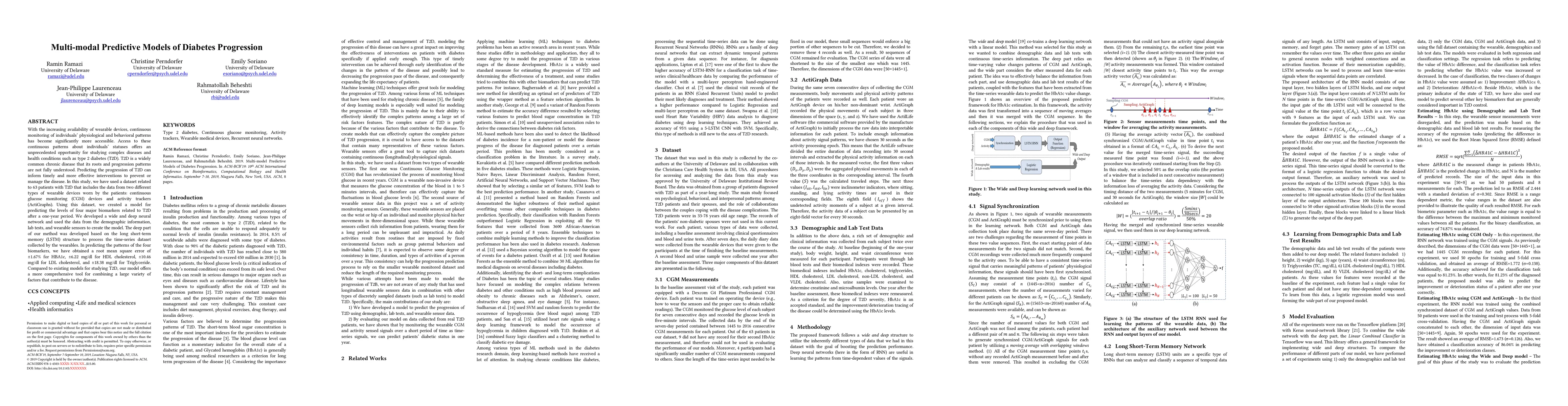 Thumbnail for Multi-modal Predictive Models of Diabetes Progression