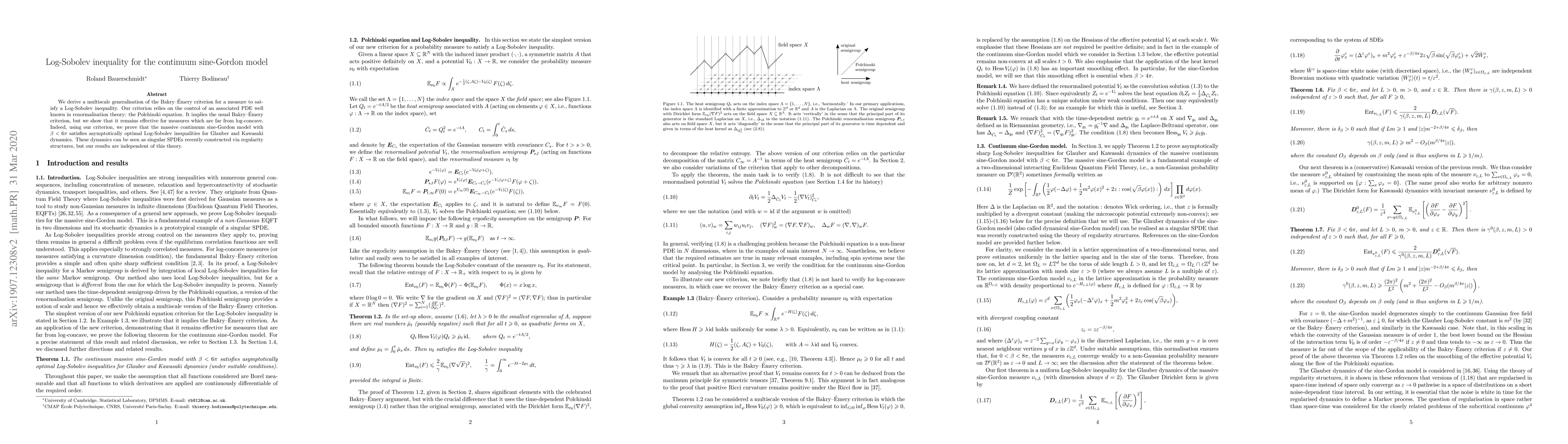 Thumbnail for Log-Sobolev inequality for the continuum sine-Gordon model