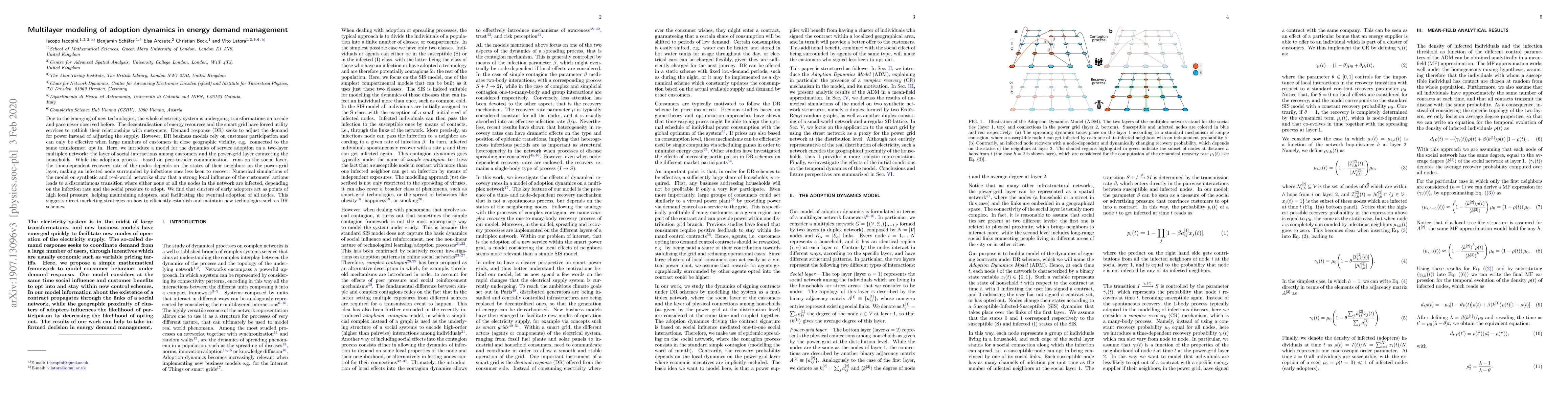 Thumbnail for Multilayer modeling of adoption dynamics in energy demand management