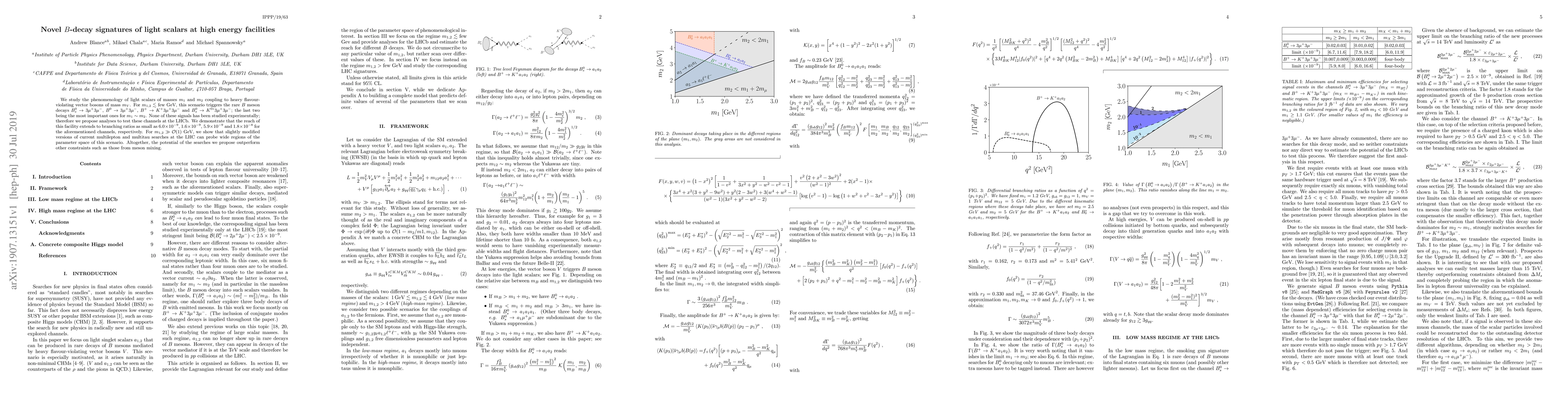 Thumbnail for Novel $B$-decay signatures of light scalars at high energy facilities