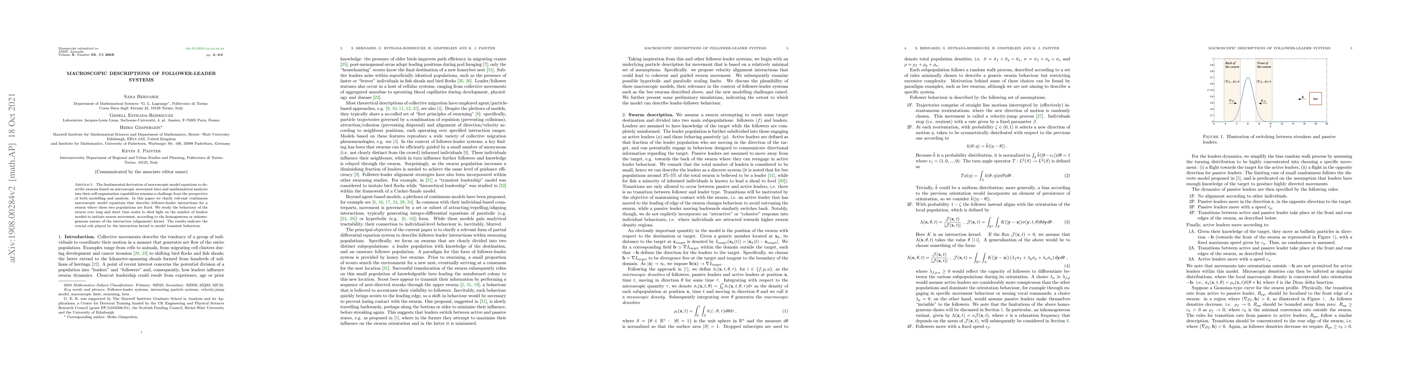 Thumbnail for Macroscopic descriptions of follower-leader systems