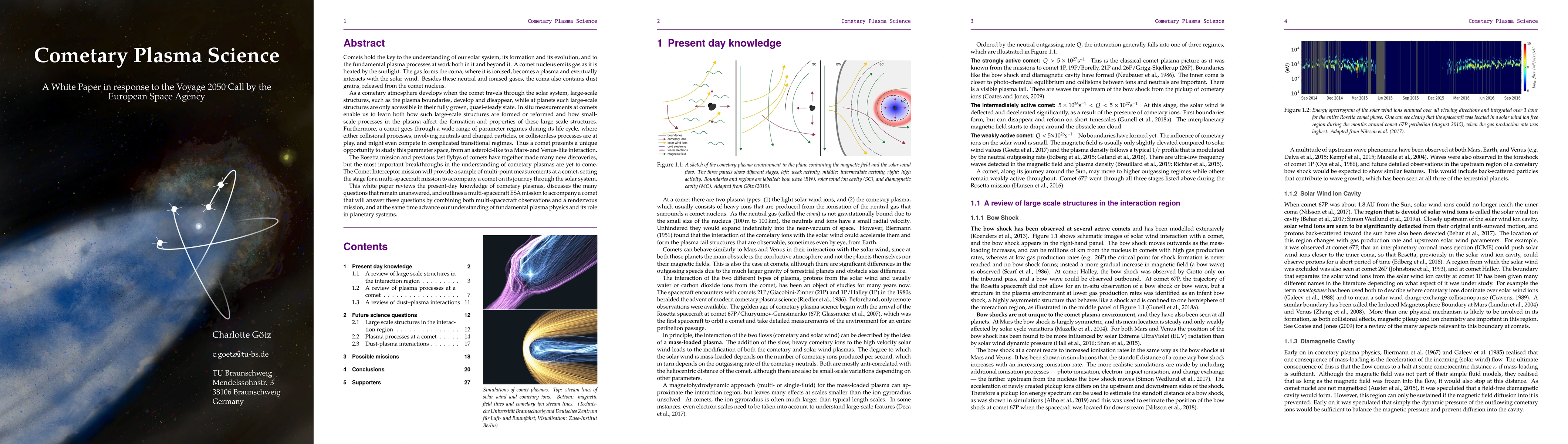 Thumbnail for Cometary Plasma Science -- A White Paper in response to the Voyage 2050
  Call by the European Space Agency