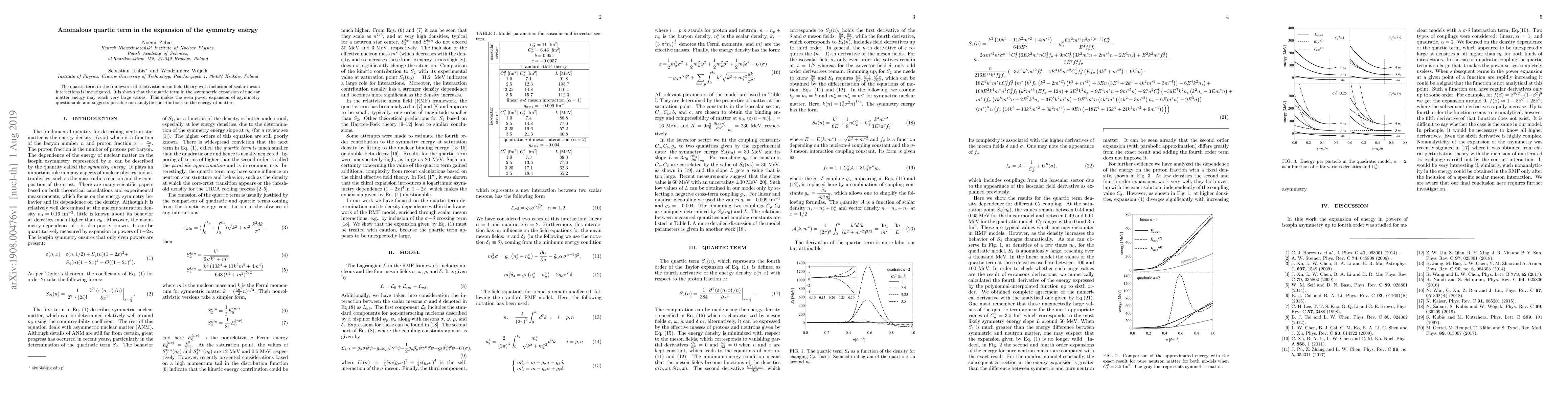Thumbnail for Anomalous quartic term in the expansion of the symmetry energy