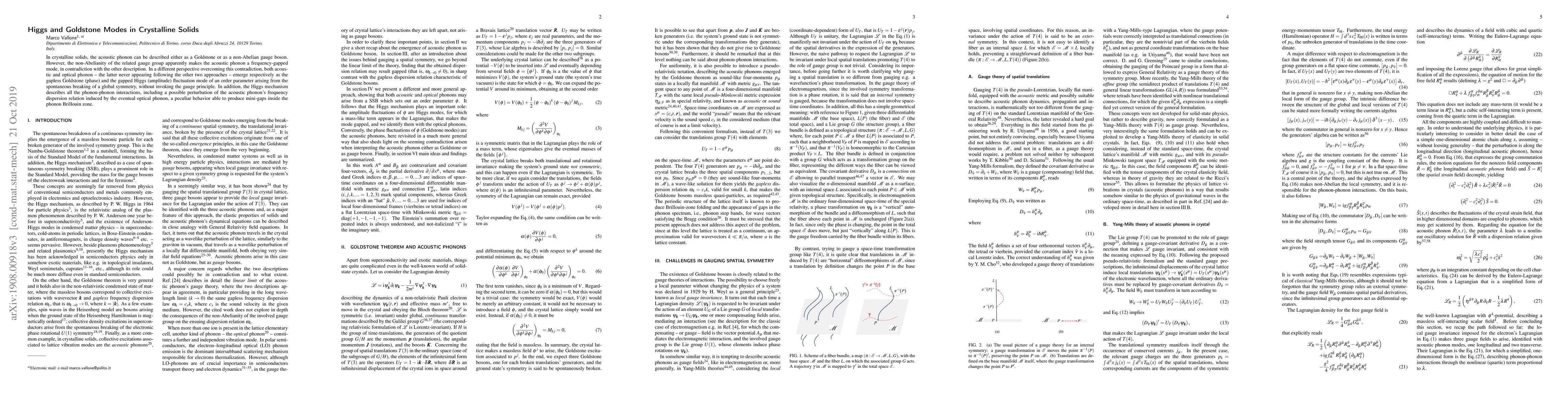 Thumbnail for Higgs and Goldstone modes in crystalline solids