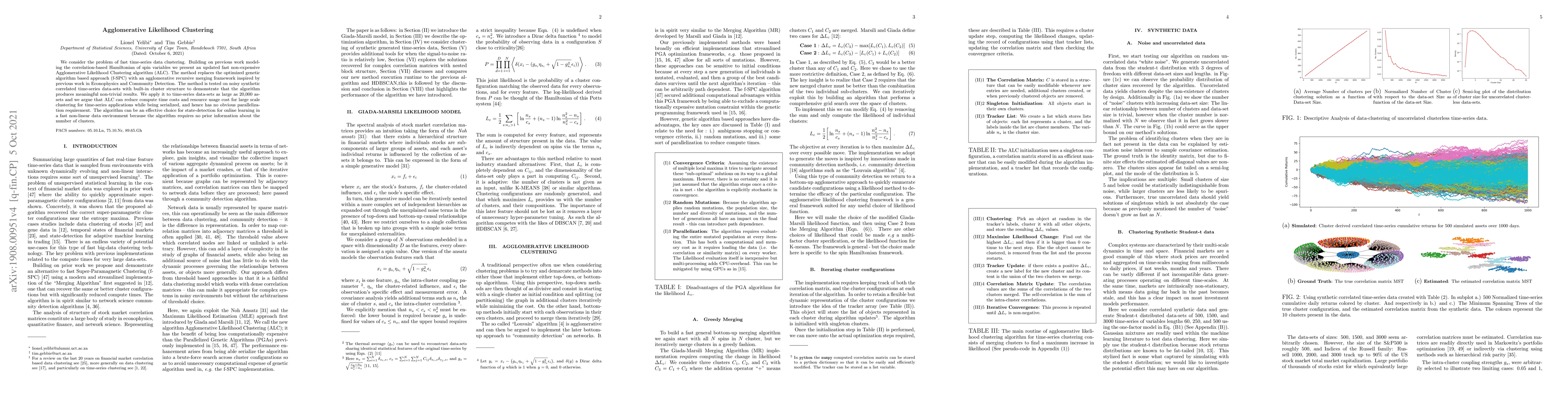Thumbnail for Agglomerative Likelihood Clustering