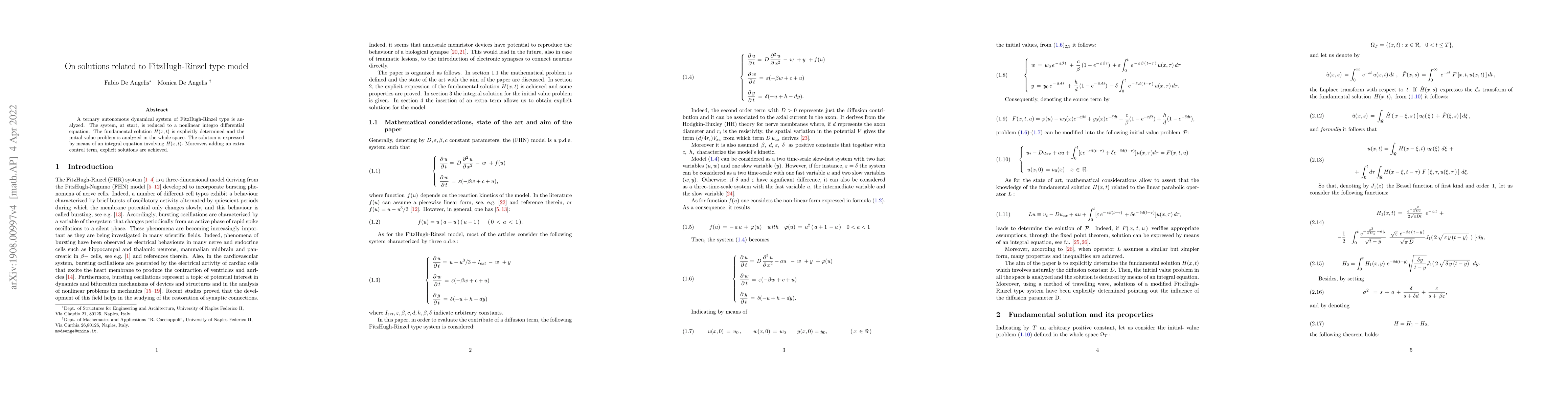 Thumbnail for On solutions related to FitzHugh-Rinzel type model