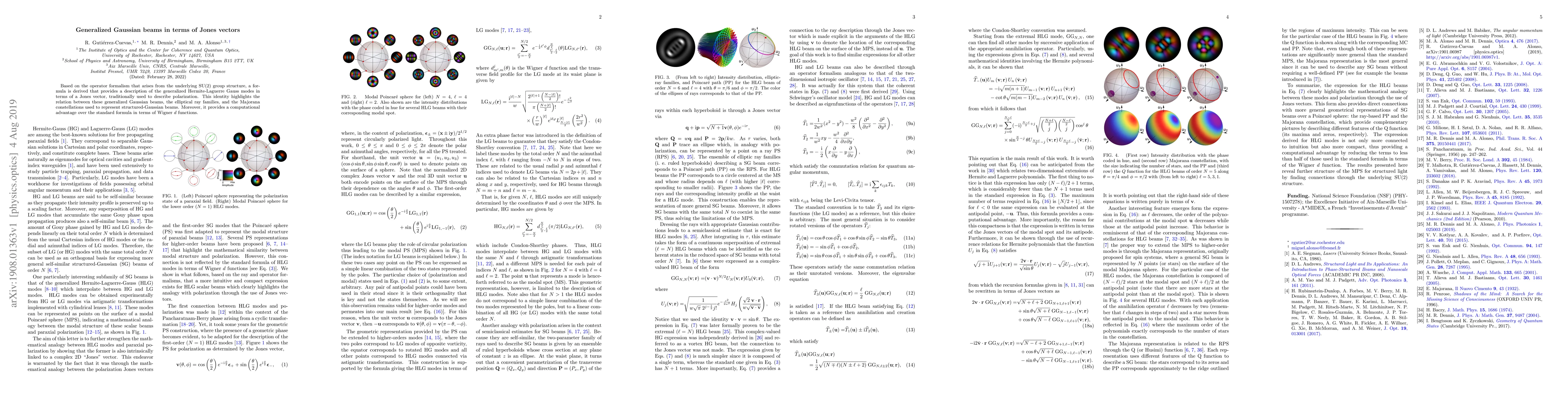 Thumbnail for Generalized Gaussian beams in terms of Jones vectors