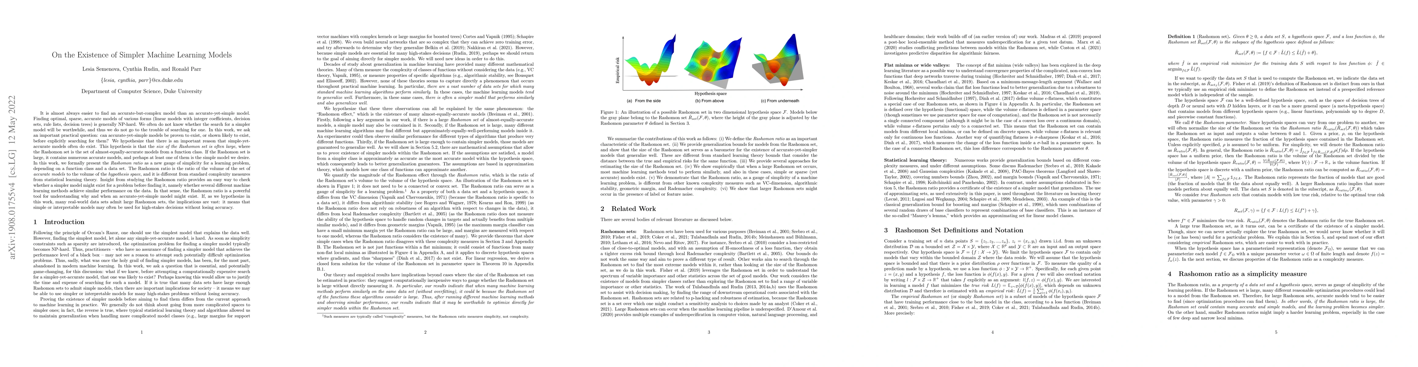 Thumbnail for On the Existence of Simpler Machine Learning Models