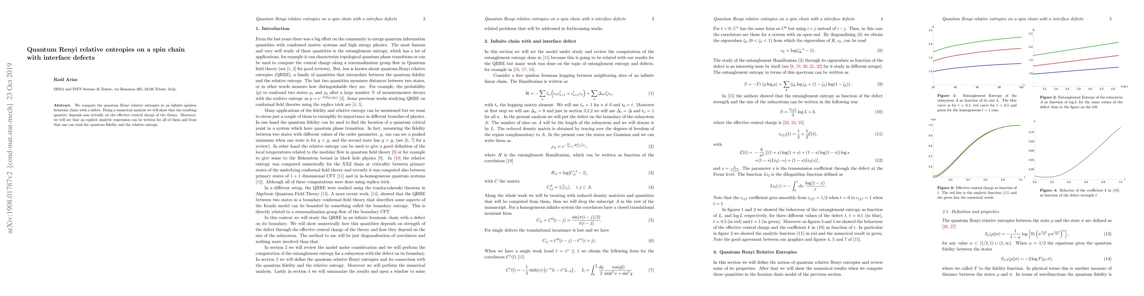 Thumbnail for Quantum Renyi relative entropies on a spin chain with interface defects