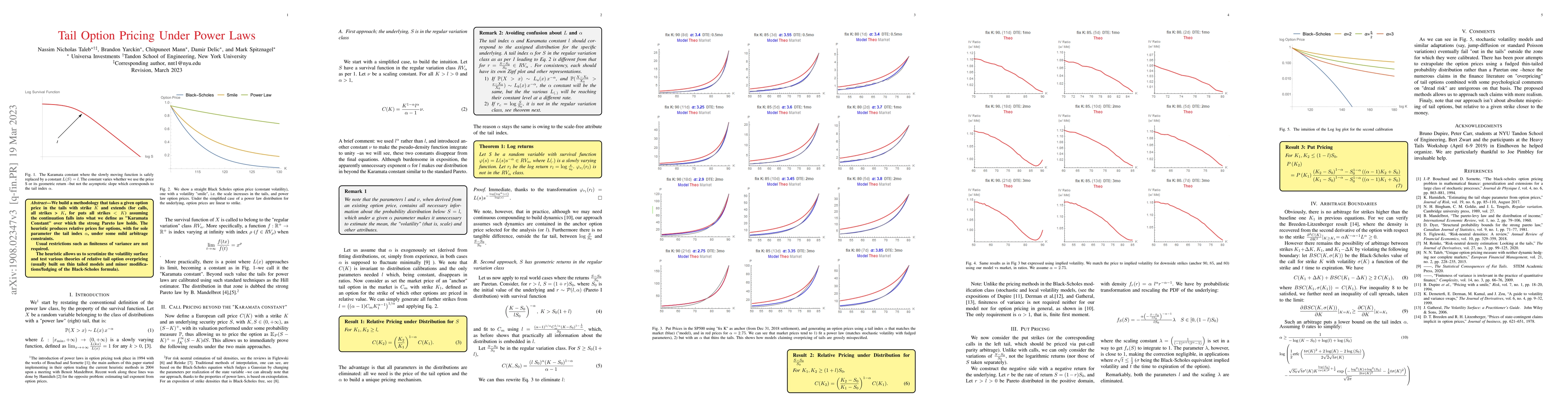 Thumbnail for Tail Option Pricing Under Power Laws