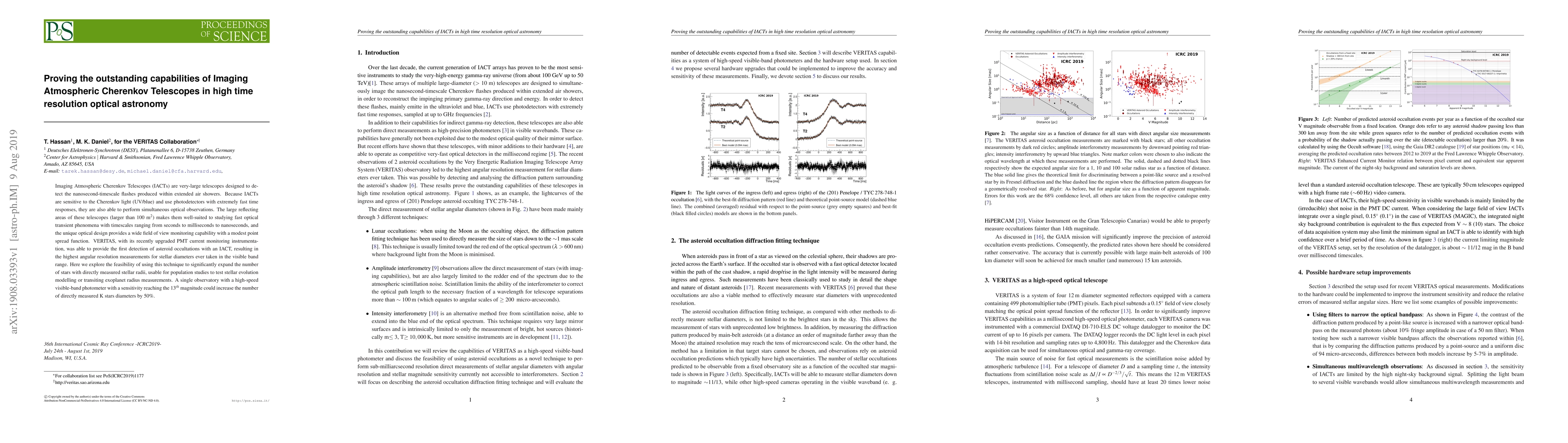 Thumbnail for Proving the outstanding capabilities of IACTs in high time resolution
  optical astronomy