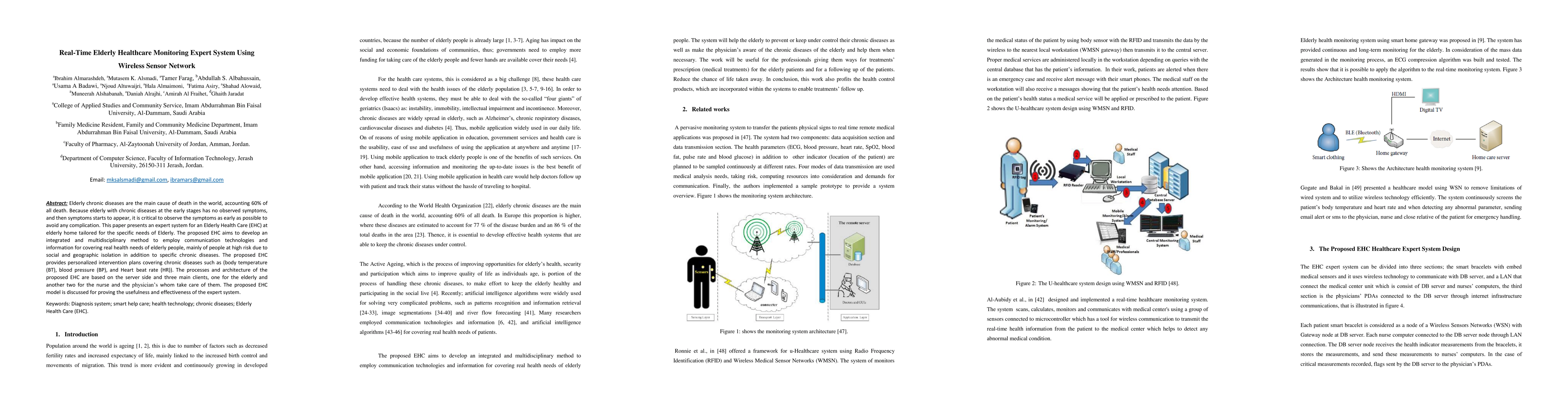 Thumbnail for Real-Time Elderly Healthcare Monitoring Expert System Using Wireless
  Sensor Network