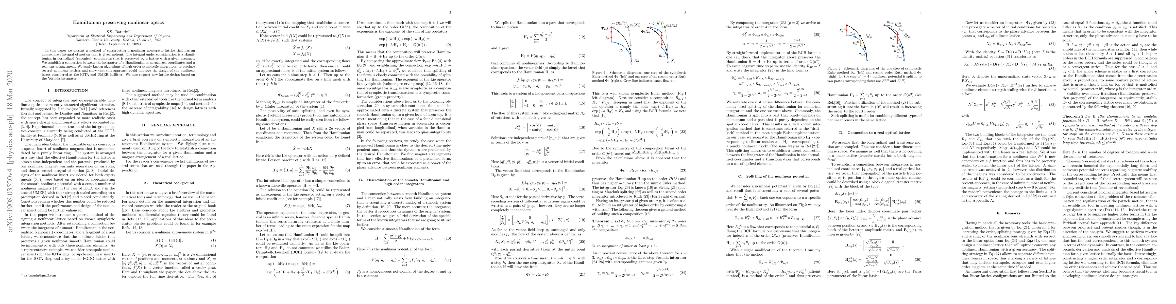 Thumbnail for Hamiltonian preserving nonlinear optics