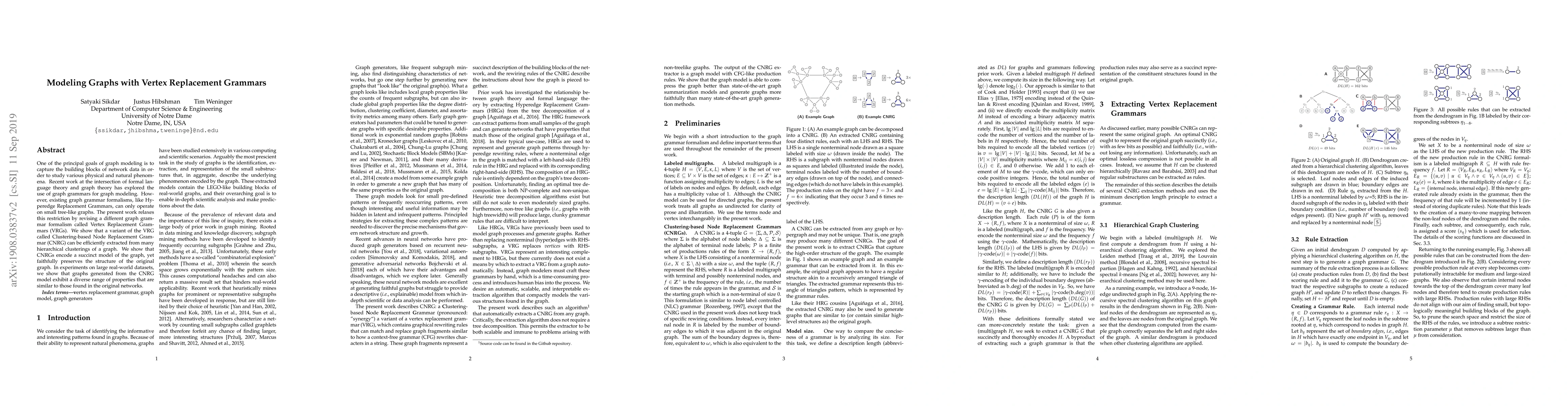 Thumbnail for Modeling Graphs with Vertex Replacement Grammars