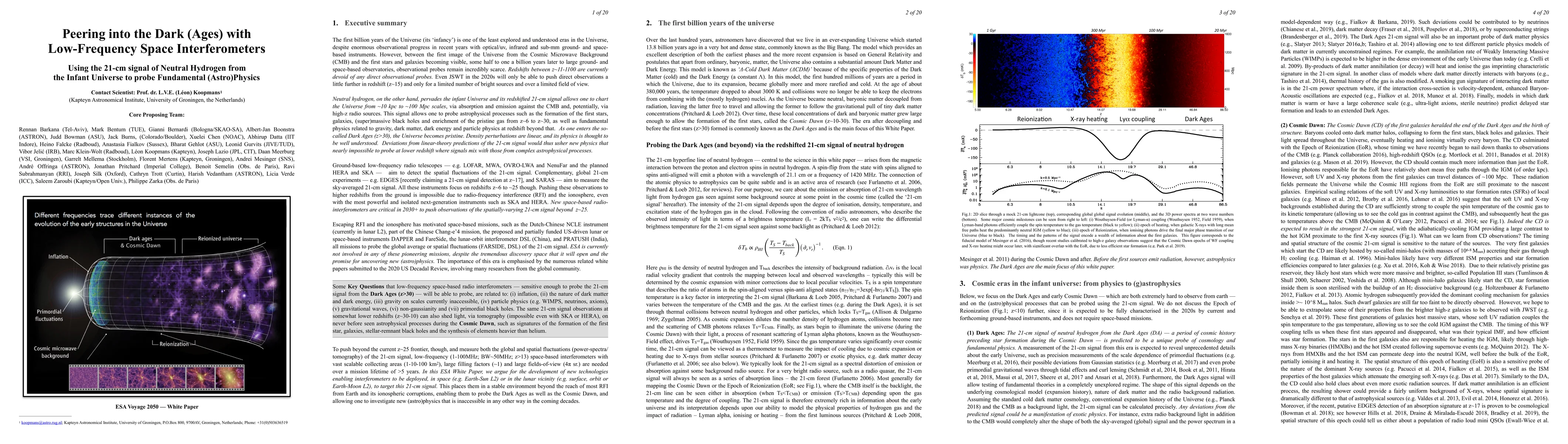Thumbnail for Peering into the Dark (Ages) with Low-Frequency Space Interferometers
