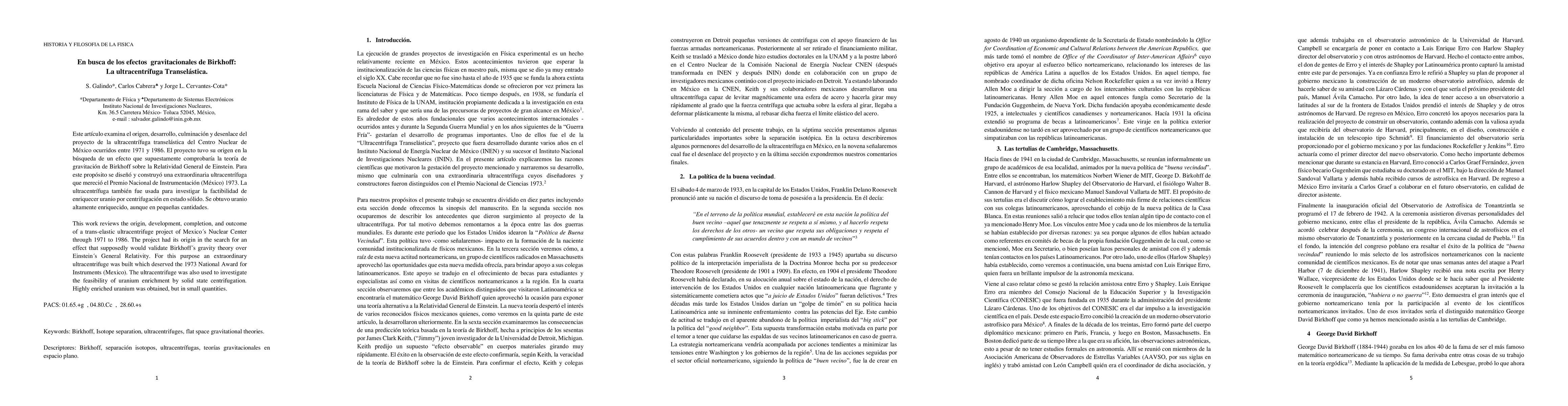 Thumbnail for En busca de los efectos gravitacionales de Birkhoff: la
  ultracentr{\i}fuga transelastica