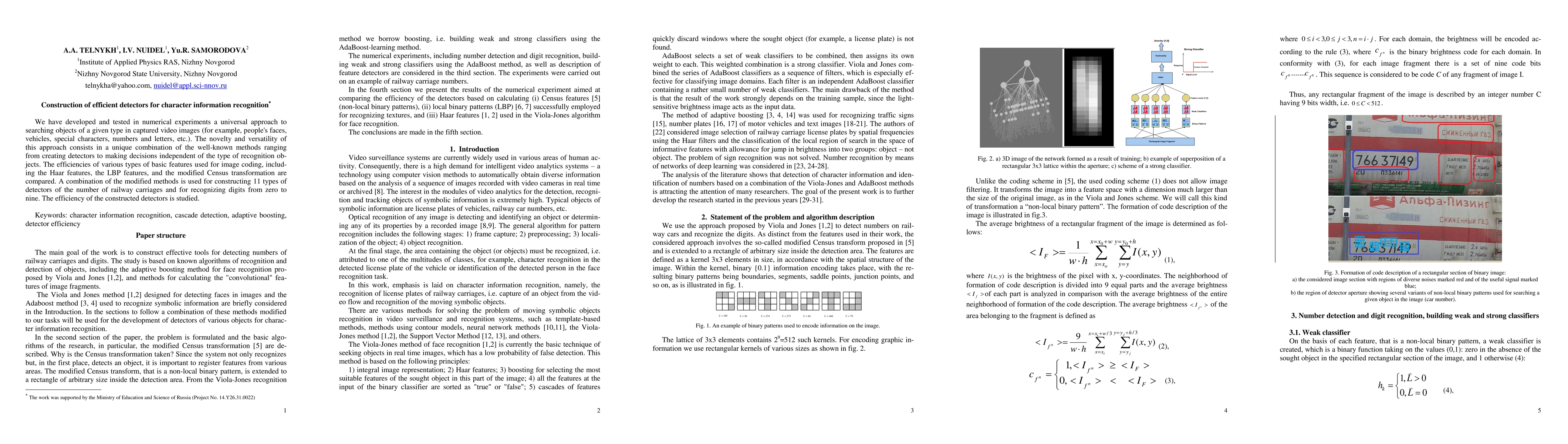Thumbnail for Construction of efficient detectors for character information
  recognition