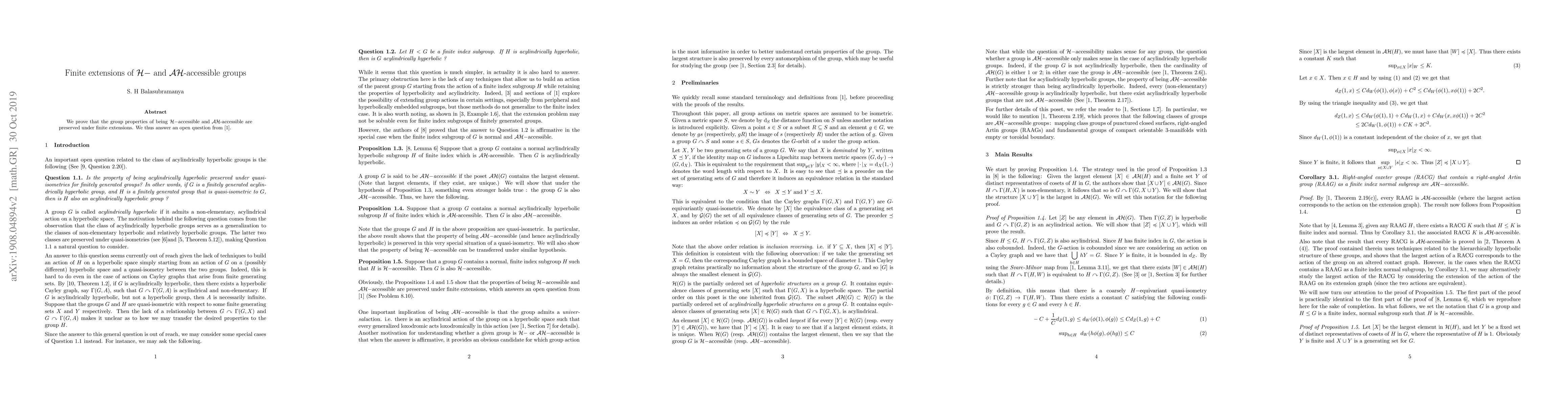 Thumbnail for Finite extensions of $\mathcal{H}-$ and $\mathcal{AH}-$accessible groups