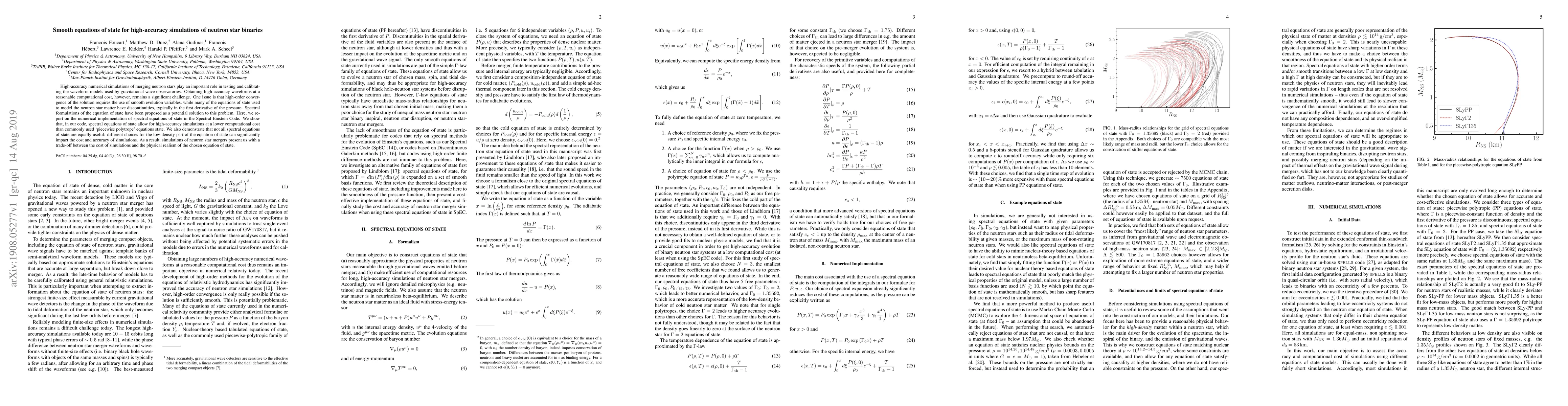 Thumbnail for Smooth equations of state for high-accuracy simulations of neutron star
  binaries