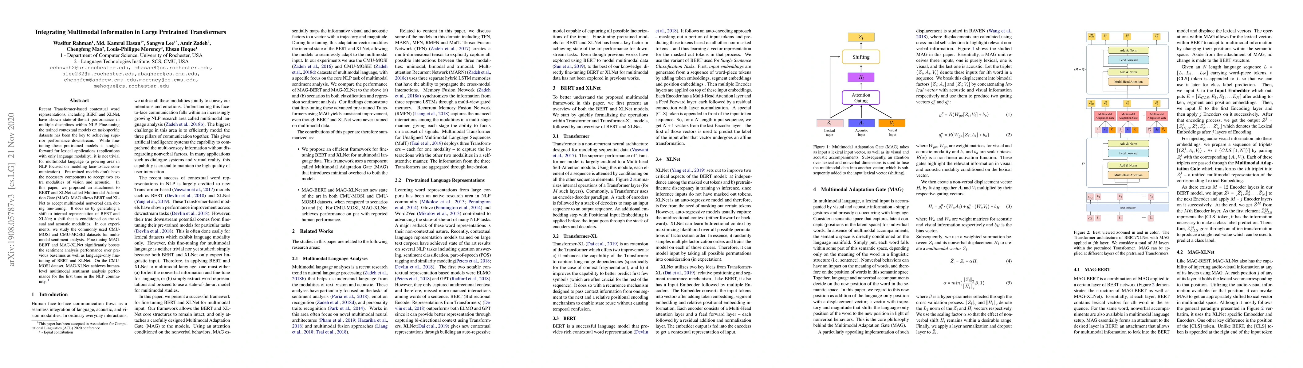 Thumbnail for Integrating Multimodal Information in Large Pretrained Transformers