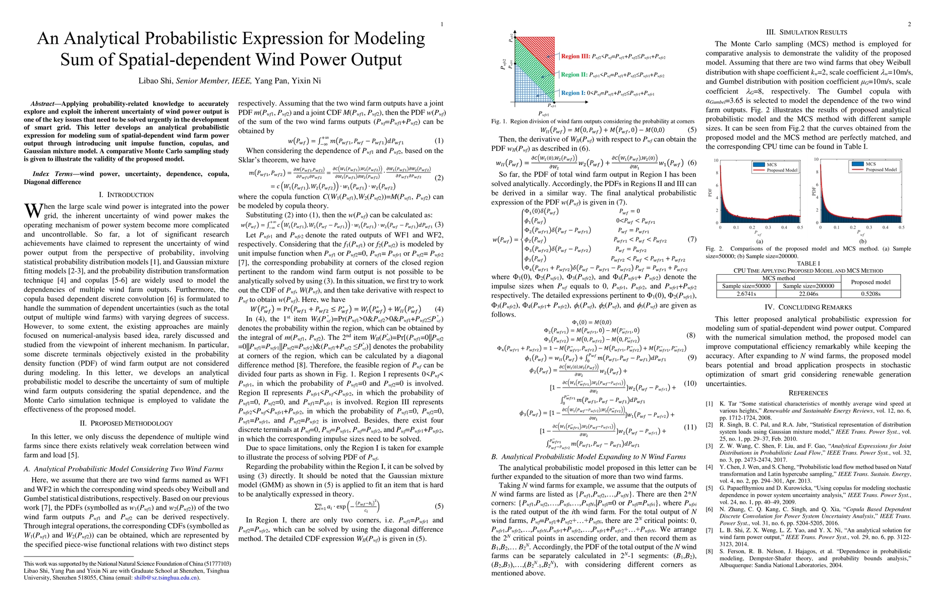 Thumbnail for An Analytical Probabilistic Expression for Modeling Sum of
  Spatial-dependent Wind Power Output